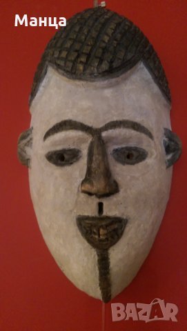 Африканска маска Ибибо от Нигерия, снимка 5 - Колекции - 25175702