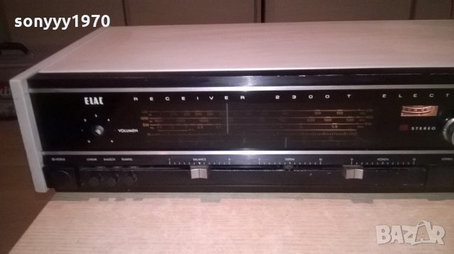 &Elac 2300t receiver-made in west germany-внос швеицария, снимка 7 - Ресийвъри, усилватели, смесителни пултове - 25181568
