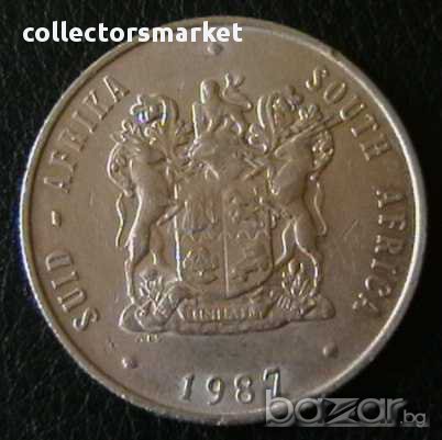 1 ранд 1987, Южна Африка, снимка 2 - Нумизматика и бонистика - 12731699
