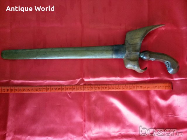 Старинна Кама КРИС , Керис 19 Век Дамаска Стомана, снимка 7 - Антикварни и старинни предмети - 19733515