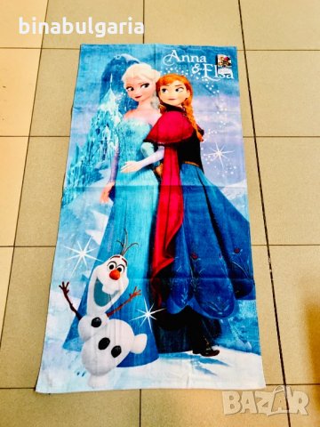 Детски кърпи за плаж или за къпане модел " Frozen " " Замръзналото кралство " “Елза и Ана”, снимка 4 - За банята - 14614001