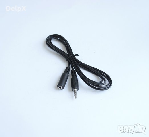 Кабел AUX 3,5mm JACK(м)/JACK(ж) 5m