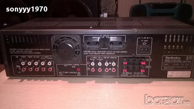 Technics su-z960 amplifier-made in japan-480watts-внос швеицария, снимка 7 - Ресийвъри, усилватели, смесителни пултове - 14231432
