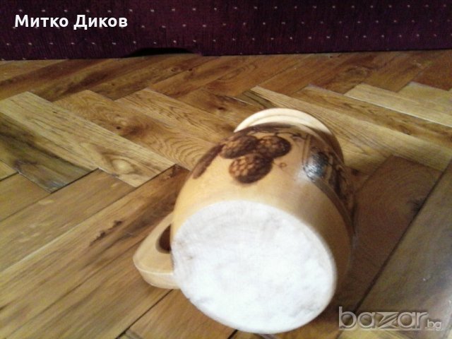 Чещка халба бира дървена, снимка 9 - Декорация за дома - 18605172