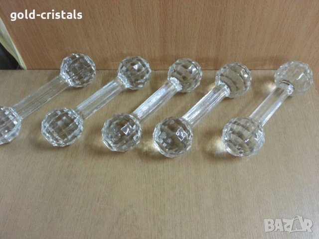  кристални поставки за прибори, снимка 3 - Антикварни и старинни предмети - 22535830