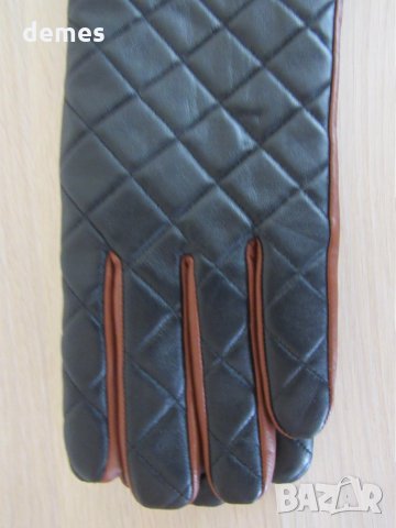 Кожени мъжки ръкавици черно и кафяво,нови, снимка 2 - Други - 23131028