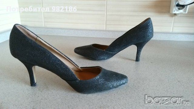 дамски обувки,цвят графит с блестящ ефект N37, снимка 4 - Дамски ежедневни обувки - 10756651