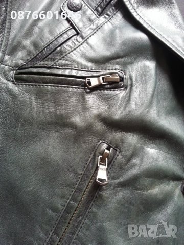 Италианско кожено яке Century(Чентури) - мъжко, размер L-48-50, снимка 2 - Якета - 22224501