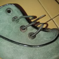 обувки набук тьмносиви, снимка 4 - Дамски обувки на ток - 25212043