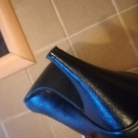 Обувки със сив кант, снимка 5 - Дамски обувки на ток - 25132382