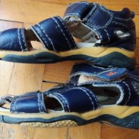 Сандали естествена кожа, тъмно сини, снимка 2 - Детски сандали и чехли - 19350219