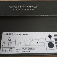 Нови спортни обувки G star Kendo slip on wmn, снимка 4 - Кецове - 20693679