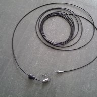 Въже за фитнес уреди - стоманено с черно найлоново покритие, снимка 2 - Фитнес уреди - 16441949