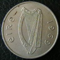 10 пенса 1969, Ирландия, снимка 2 - Нумизматика и бонистика - 14453791