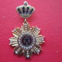 Уникален царски орден медал Бронз Камъни Емайл, снимка 7 - Колекции - 25482892