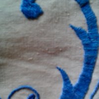 Бродирана калъфка "Синя романтика" 💥, снимка 2 - Спално бельо - 23151245