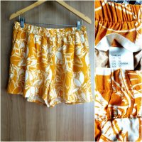H&M - жълто/оранжеви къси панталони, снимка 2 - Къси панталони и бермуди - 21714942