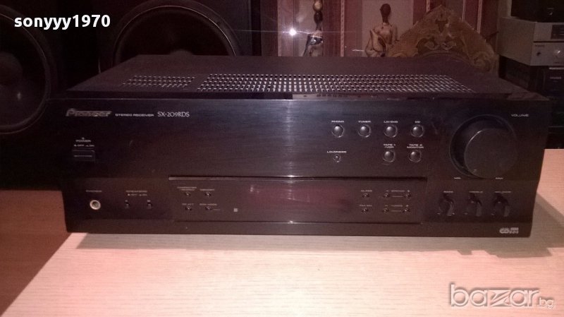Pioneer sx-209rds stereo receiver-370w-made in uk-внос швеицария, снимка 1