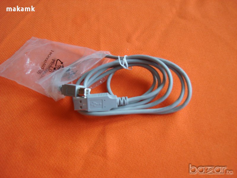 нов USB кабел, 1,5 м., снимка 1