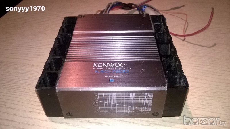 Kenwood kac-7200 stereo amplifier made in japan-внос швеицария, снимка 1