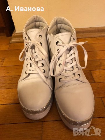 Дамски кецове естествена кожа Fabiano, снимка 2 - Кецове - 24238939