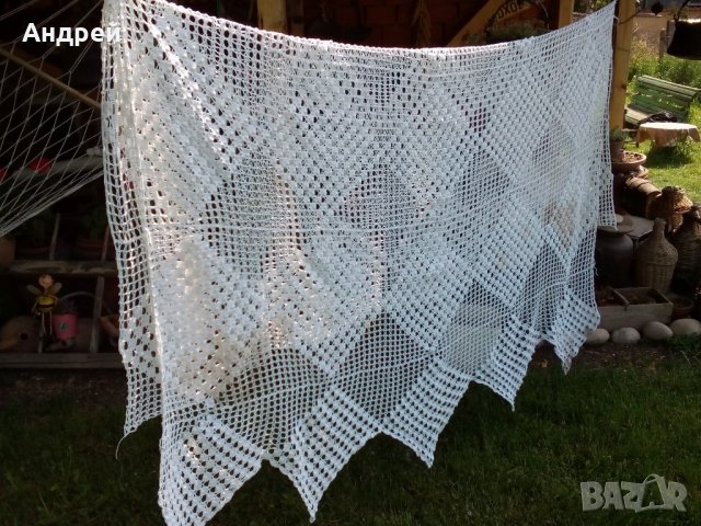Плетена покривка за легло, снимка 2 - Антикварни и старинни предмети - 21599448