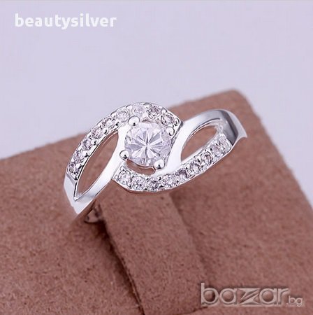925 стерлинги сребърен пръстен Лазур