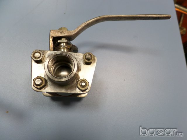 Кран Сферичен Неръждаем, снимка 2 - Резервни части за машини - 9580885