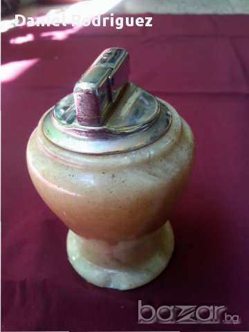 Настолна Стара Германска Запалка от Оникс , снимка 2 - Антикварни и старинни предмети - 16363041