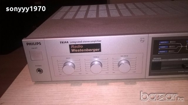 philips fa144-amplifier-made in belgium-внос швеицария, снимка 6 - Ресийвъри, усилватели, смесителни пултове - 19249601