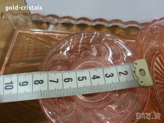 Стъклени чинийки за сладко , снимка 8 - Антикварни и старинни предмети - 22324272