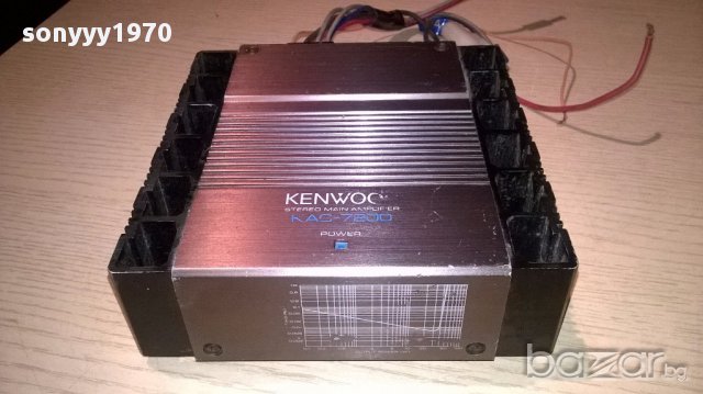 Kenwood kac-7200 stereo amplifier made in japan-внос швеицария