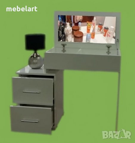 Тоалетка - Бял гланц, снимка 4 - Тоалетки - 25809993