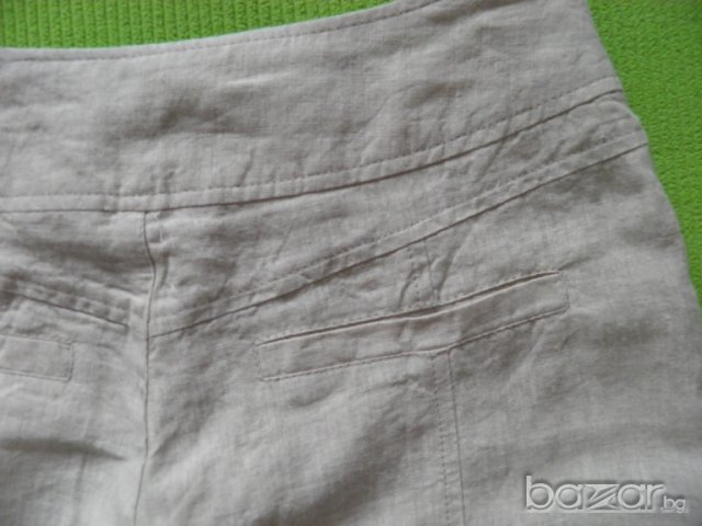 Дамски ленени бермуди S, снимка 8 - Къси панталони и бермуди - 20900914