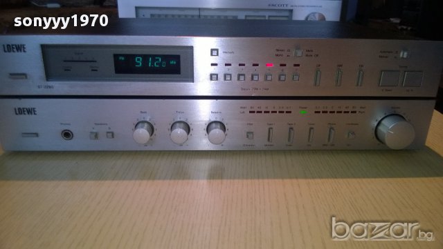 loewe sa 3480 stereo amplifier+loewe st 3280 synthesizer tuner-внос швеицария, снимка 3 - Ресийвъри, усилватели, смесителни пултове - 9161721