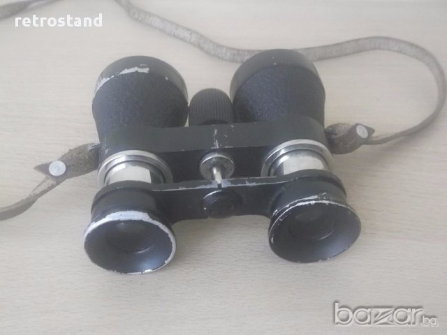 № 836 стар бинокъл  - метален   заб. незнам какви са параметрите / няма надпис /, снимка 4 - Други ценни предмети - 13400794