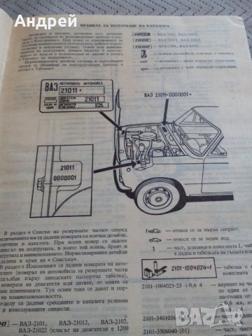 Книга Каталог на резервните части ВАЗ,ЛАДА,VAZ,LADA, снимка 4 - Специализирана литература - 25463429