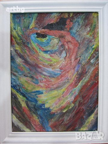 Автентична картина "Етюд", снимка 2 - Картини - 24805731