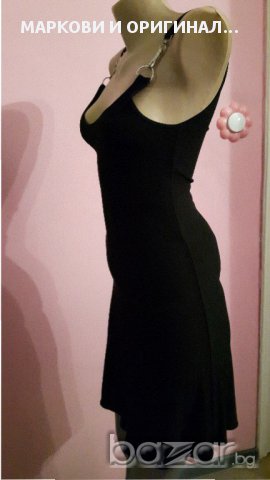 Черна рокля S/M рр., снимка 13 - Рокли - 16690897
