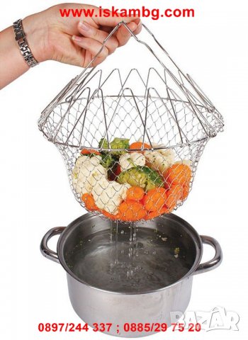 Многофункционален кухненски уред Chef Basket - код 1718, снимка 6 - Други - 26176793