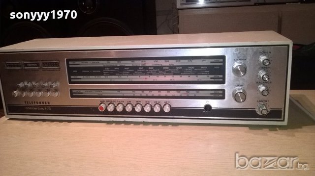 Telefunken concertino 201v-stereo receiver-внос швеицария, снимка 9 - Ресийвъри, усилватели, смесителни пултове - 14013382