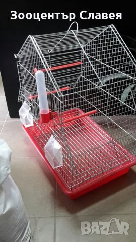 Нов!!!Кафез  (клетка )за птици.56×48×33, снимка 4 - Папагали - 24268531