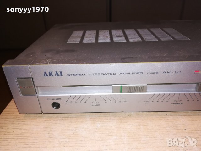 akai amplifier-made in japan-внос англия, снимка 4 - Ресийвъри, усилватели, смесителни пултове - 21604447