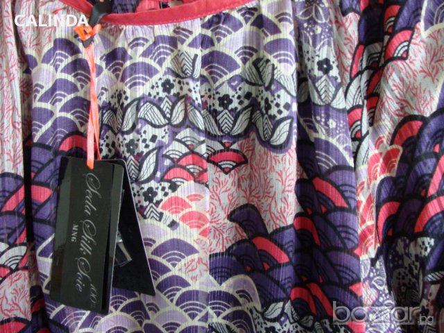MANGO нова блуза от естествена коприна, снимка 4 - Блузи с дълъг ръкав и пуловери - 17942360