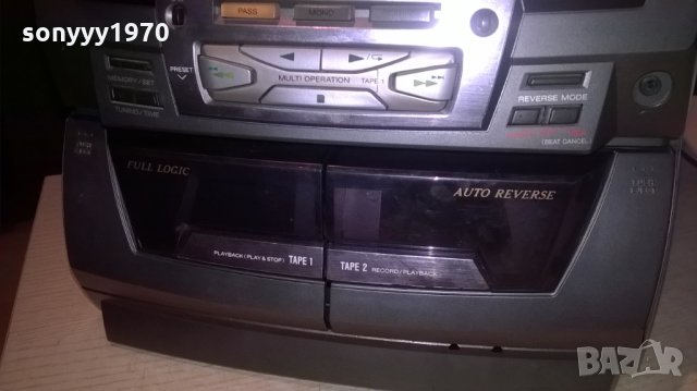 sharp cd/tuner rds/amplifier/deck reverse/aux-от швеицария, снимка 9 - Ресийвъри, усилватели, смесителни пултове - 23530375