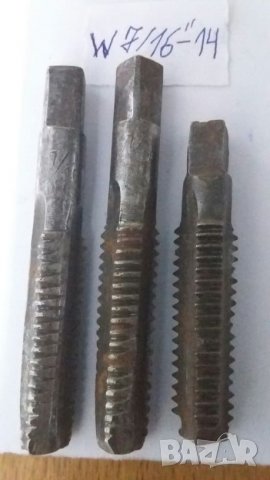 Метчици и плашка за цолова /витвортова/ резба , снимка 4 - Други инструменти - 25850659