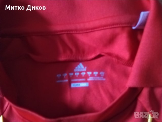 Адидас тениска с два джоба отпред-дълги ръкави-размер С, снимка 5 - Футбол - 23789239