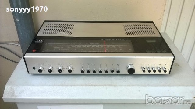 ретро от itt-schaub lorenz-stereo 2000 electronic-made in germany, снимка 3 - Ресийвъри, усилватели, смесителни пултове - 18144980