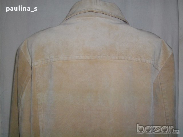 Манто или преходно палто от естествен велур ”Piano woman” / голям размер , снимка 8 - Палта, манта - 15398855