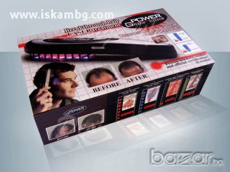 Лазерна четка за косопад Power Grow Comb - код 0286, снимка 4 - Аксесоари за коса - 13310677